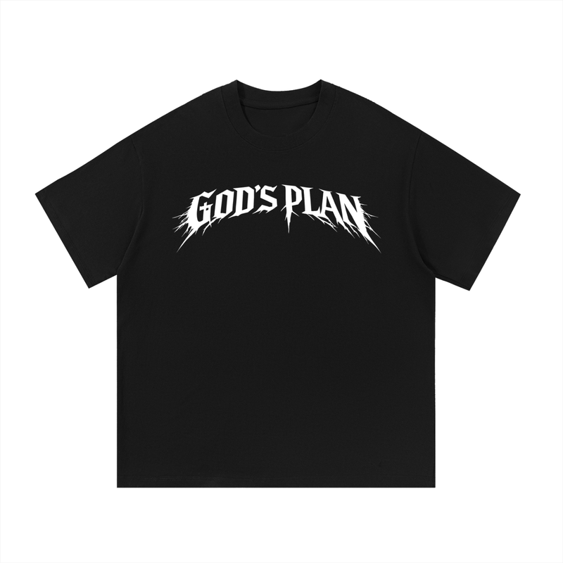 GOD'S PLAN TEE [BLACK]