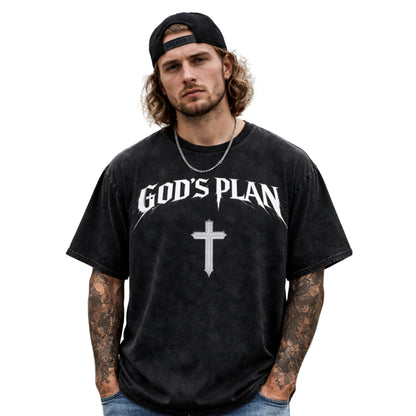 GOD'S PLAN TEE [BLACK]