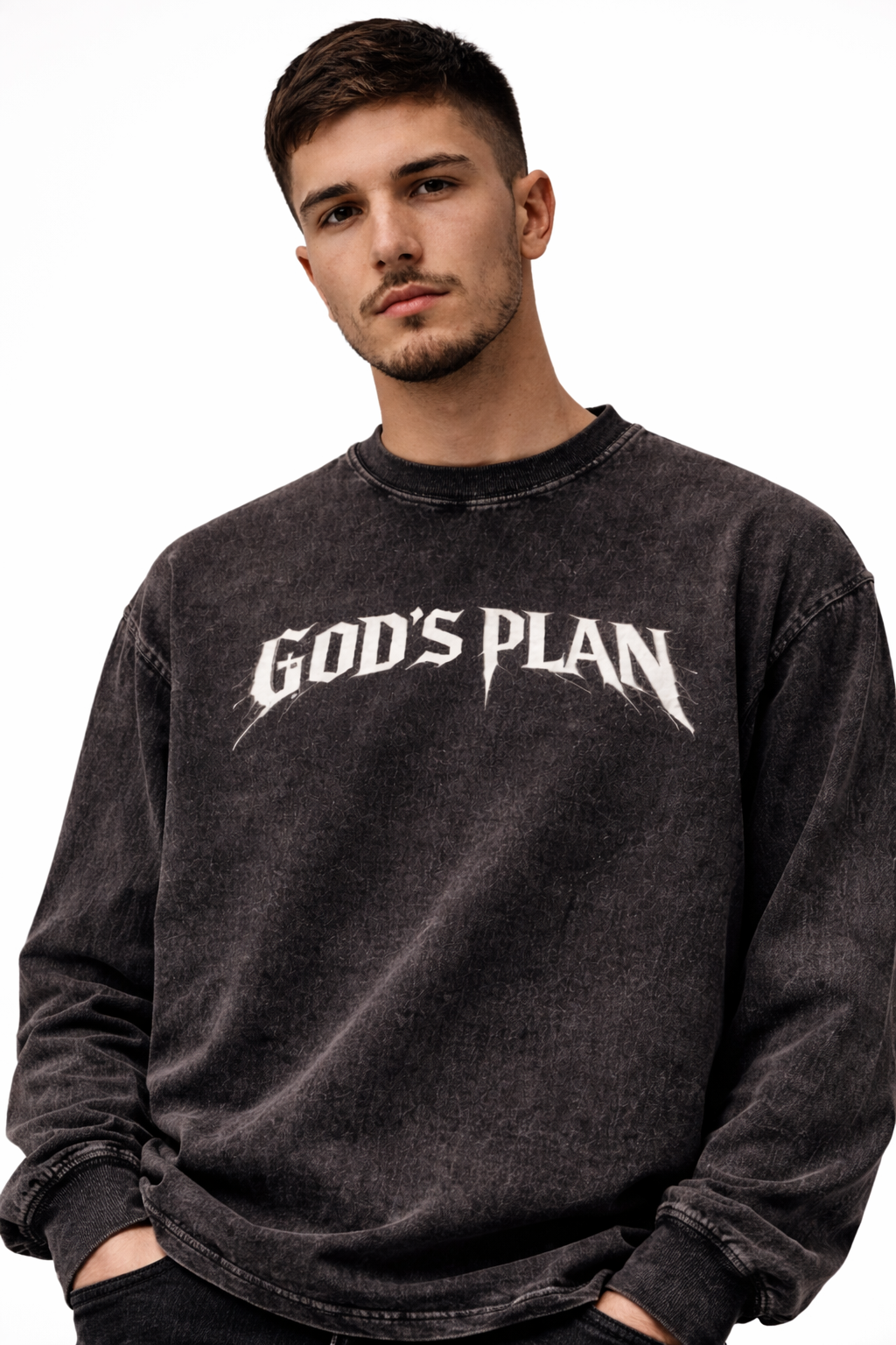 GOD'S PLAN LONGSLEEVE [BLACK]