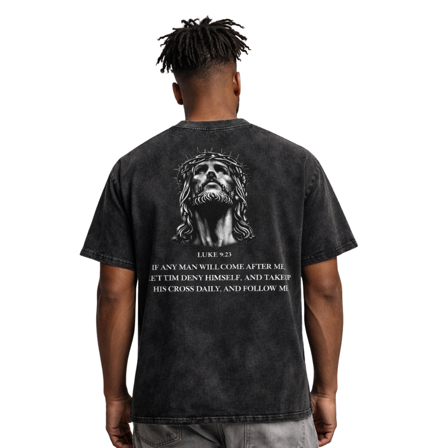 LUKE 9:23 TEE [BLACK]