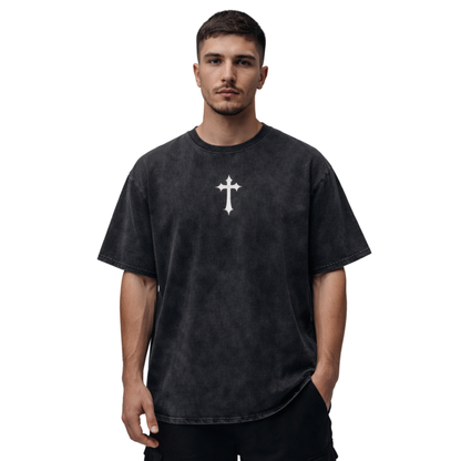 ROMANS 8:28 TEE [BLACK]