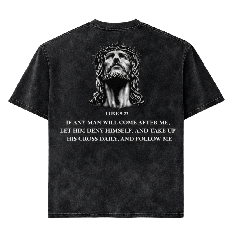 LUKE 9:23 TEE [BLACK]