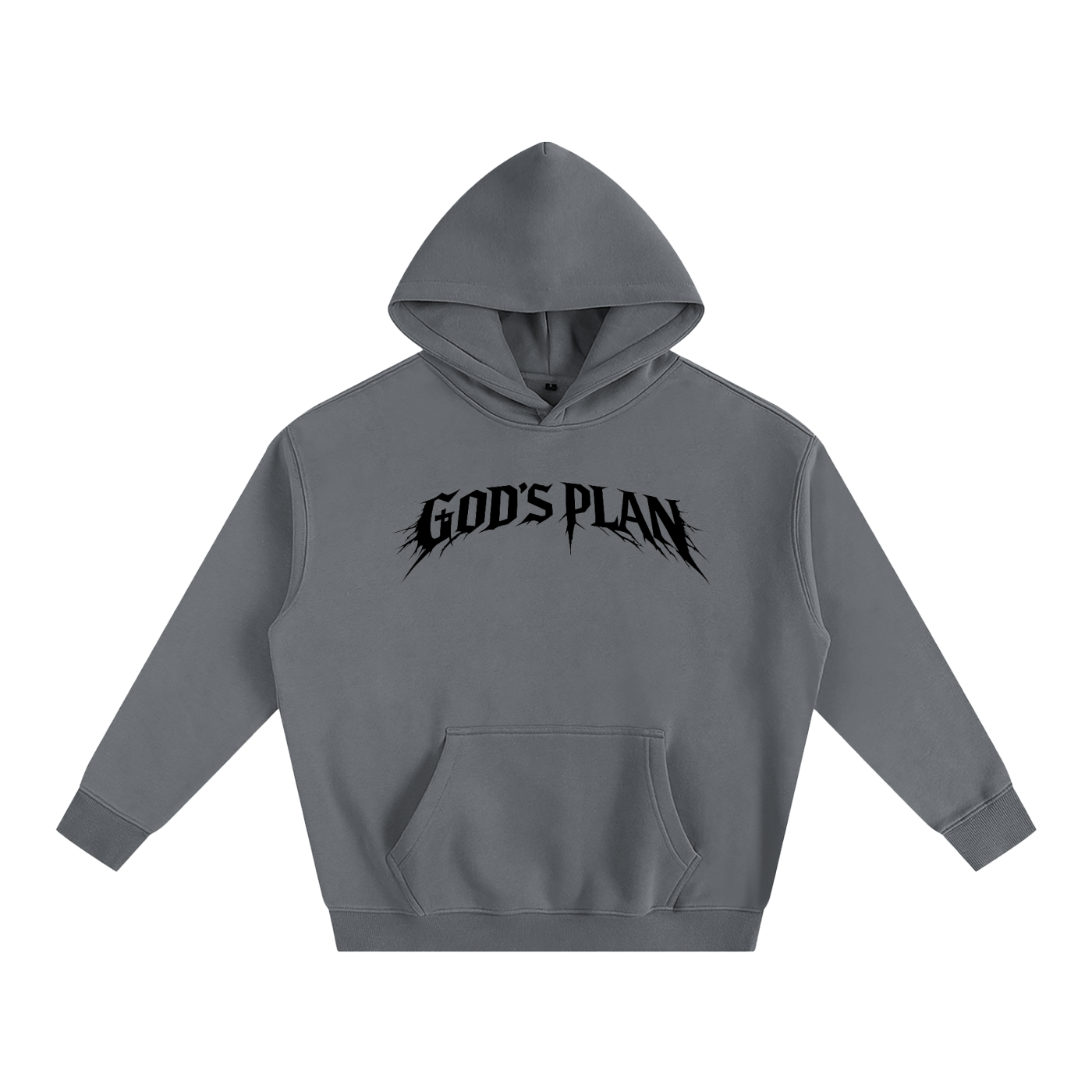 GODS PLAN HOODIE [BLACK LOGO]
