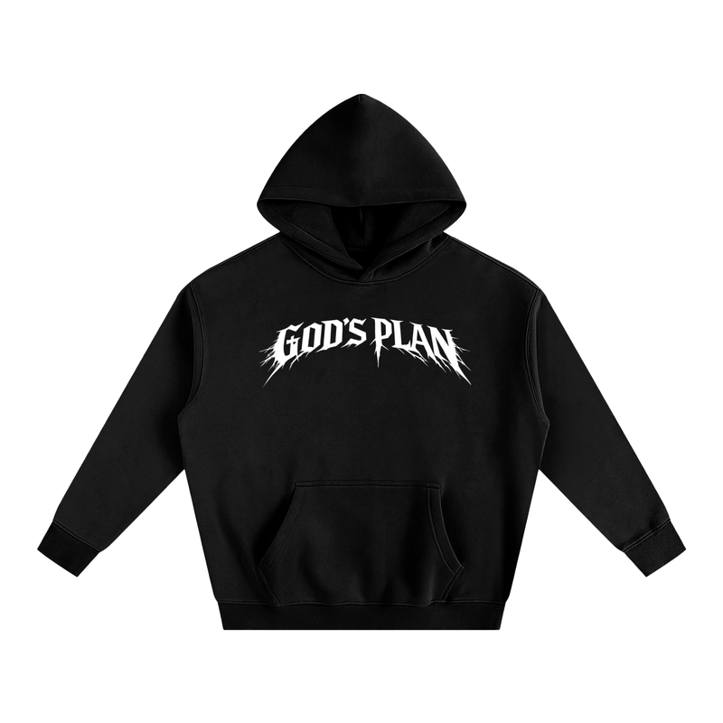 GODS PLAN HOODIE [WHITE LOGO]