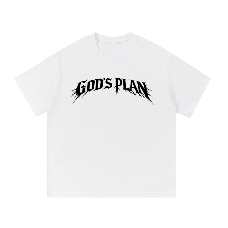 GOD'S PLAN TEE [WHITE]
