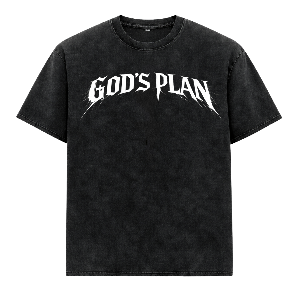 GOD'S PLAN TEE [BLACK]