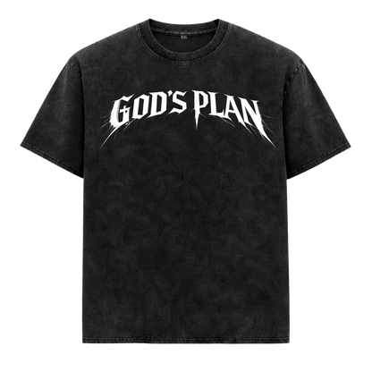 GOD'S PLAN TEE [BLACK]